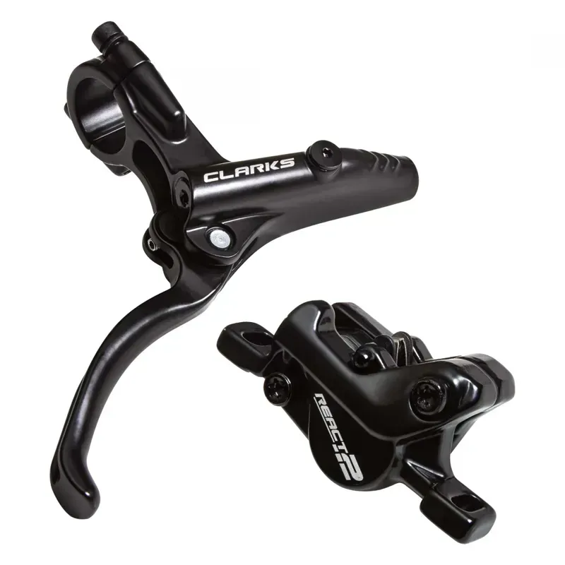Clarks React 2 180/160mm Hydraulic Disk Brake Kit in Black