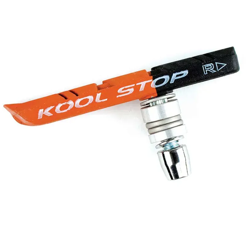Koolstop MTB Dual Compound V-Brake Pads in Red/Black-1