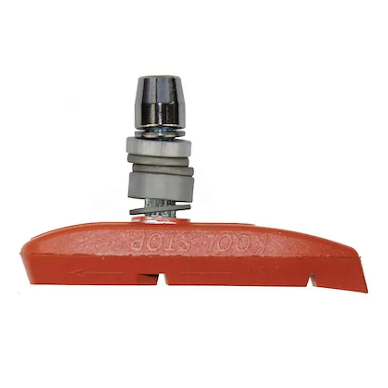 Koolstop Supra 2 Threaded Linear Pull Brake Pads in Salmon