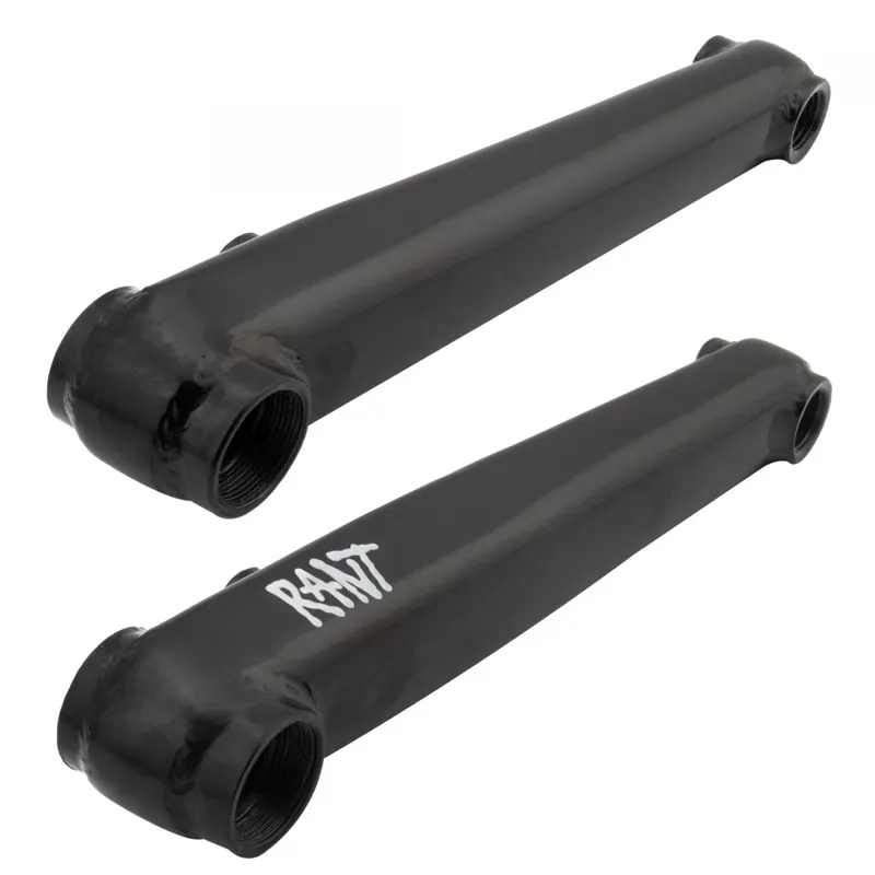 Rant Bangin 48 R/LHD 165mm 3-piece 19mm 48-spline Cranks in Cromo Black