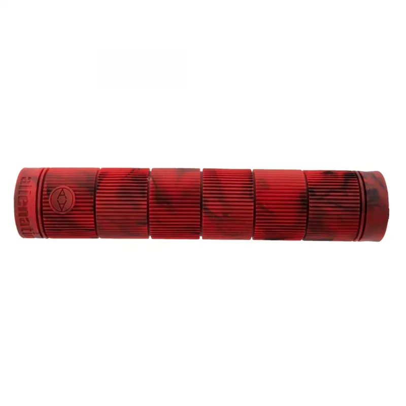 Alienation Backlash V2 155mm Flangeless Grips in Red/Black Swirl