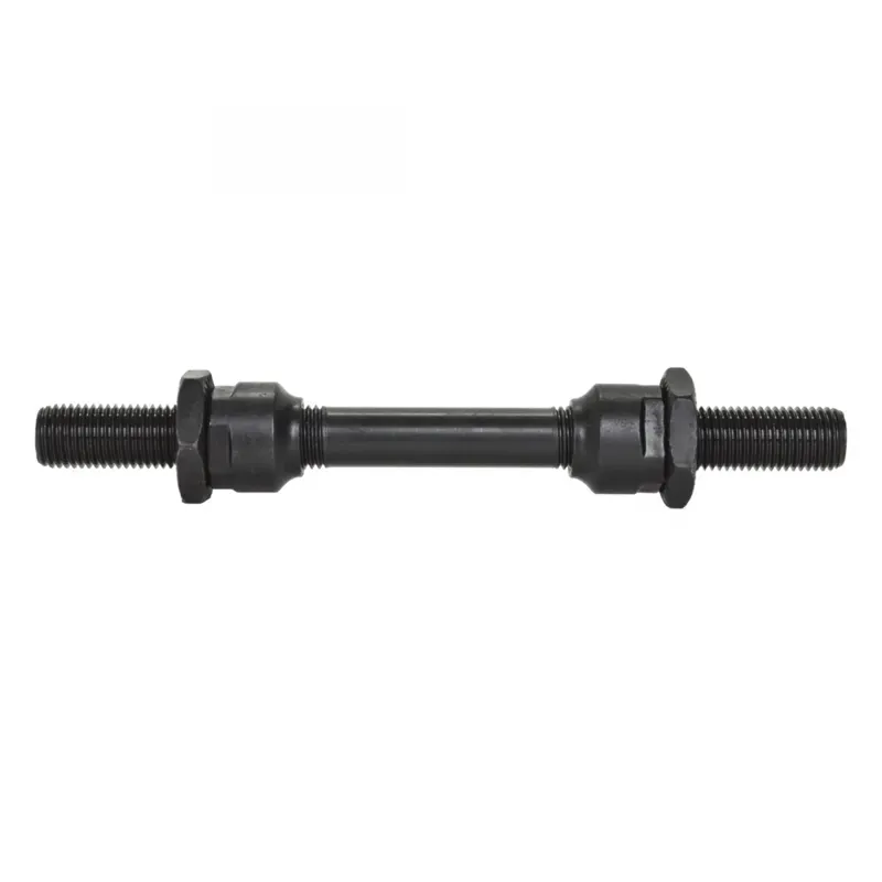 Wheel Master QR 9x1x100x108mm Cr-Mo Front Axle Set in Black