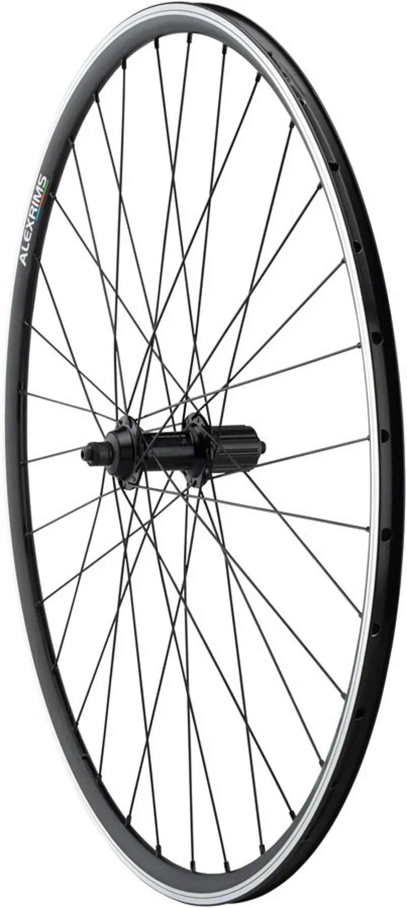 Quality Wheels Tiagra/DA22 700c 32-hole Cl. Rear Road Wheel in Black