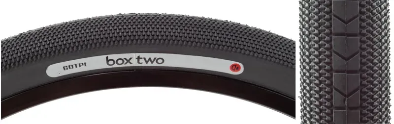 Box Components Box Two 60-tpi 20x1-3/8-inch BMX Tire in Black