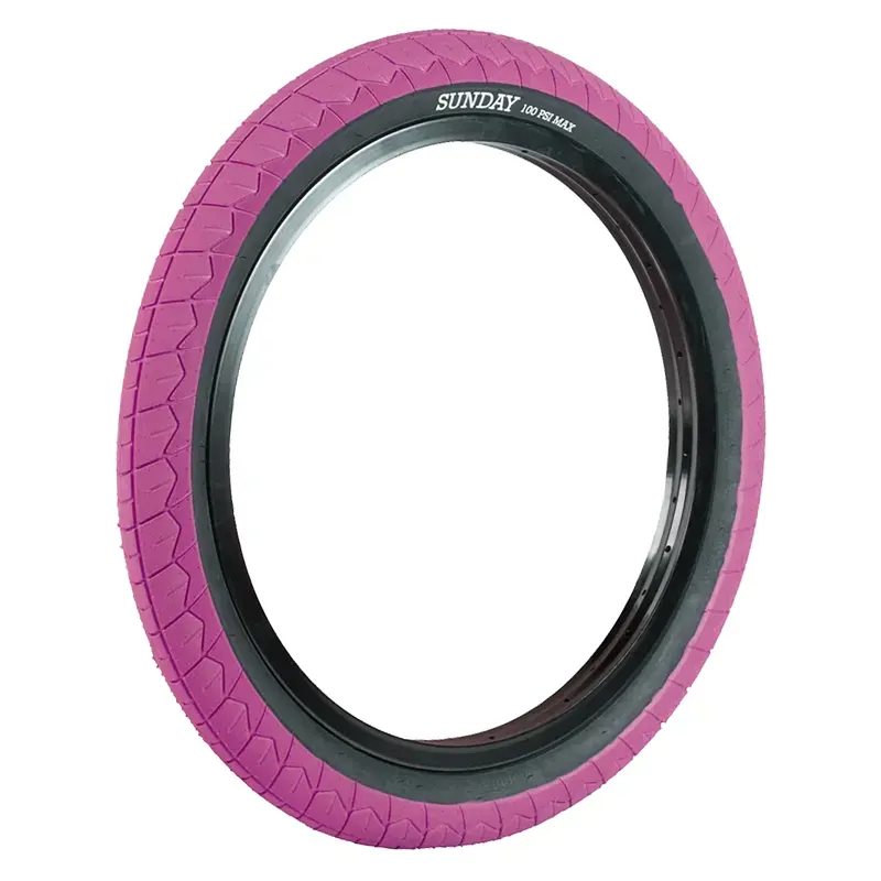 Sunday Current V2 20x2.25 Tire in Pink/Black