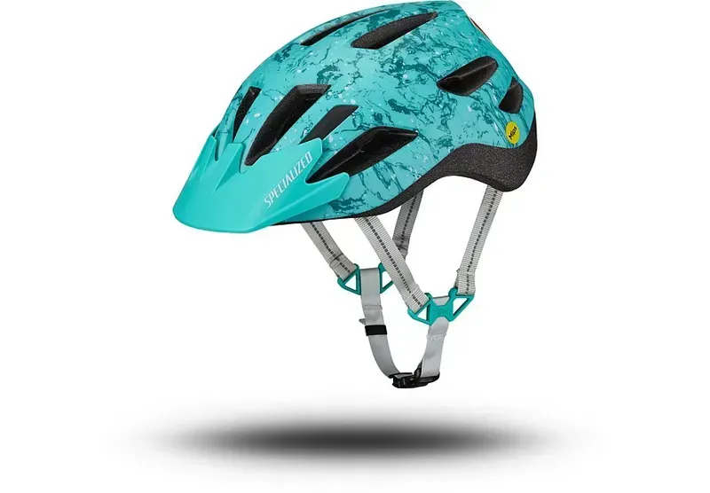 Specialized Shuffle LED Standard Buckle CPSC Youth Helmet in Lagoon Blue