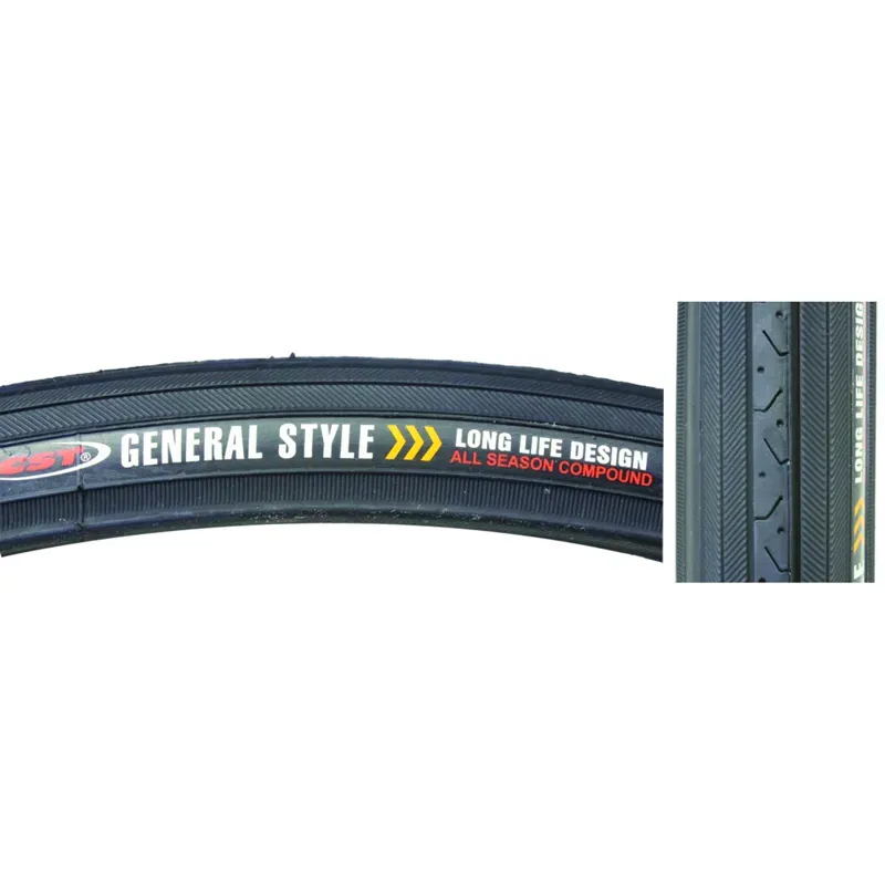 Sunlite CST638 27x1 1/4-inch Wired Road Tire in Black