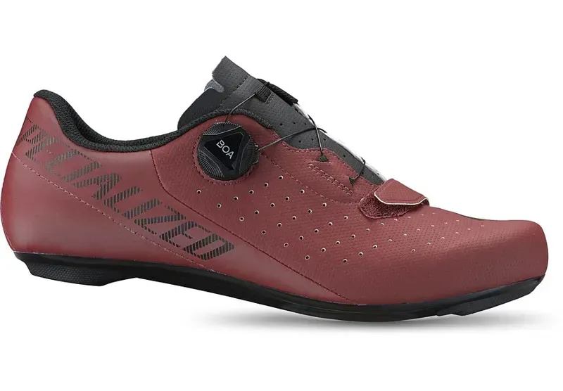 Specialized Torch 1.0 Road Shoes in Maroon/Black