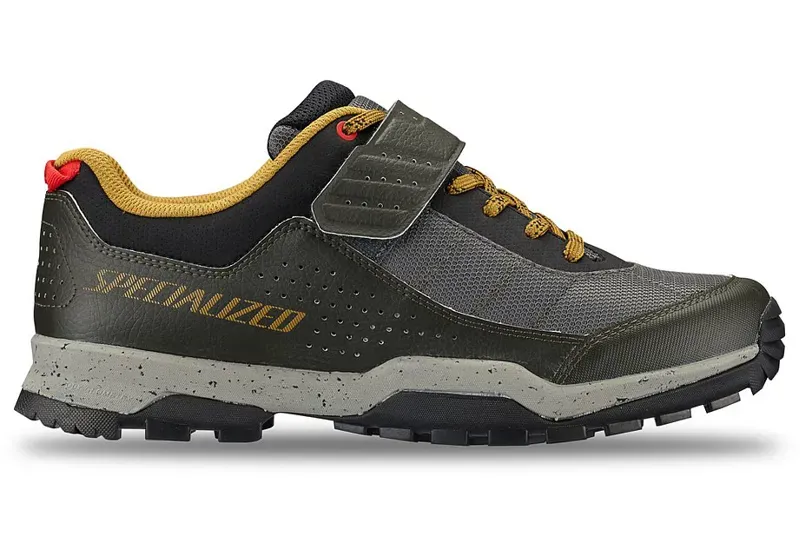 Specialized Rime 1.0 MTB Shoes in Dark Moss Green/Harvest Gold