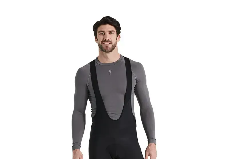 Specialized Seamless Long Sleeve Baselayer in Gray