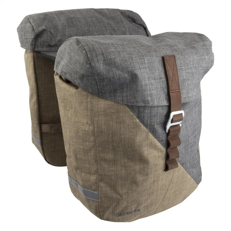 Racktime Heda 2.0 Pannier Bag in Sand/Gray