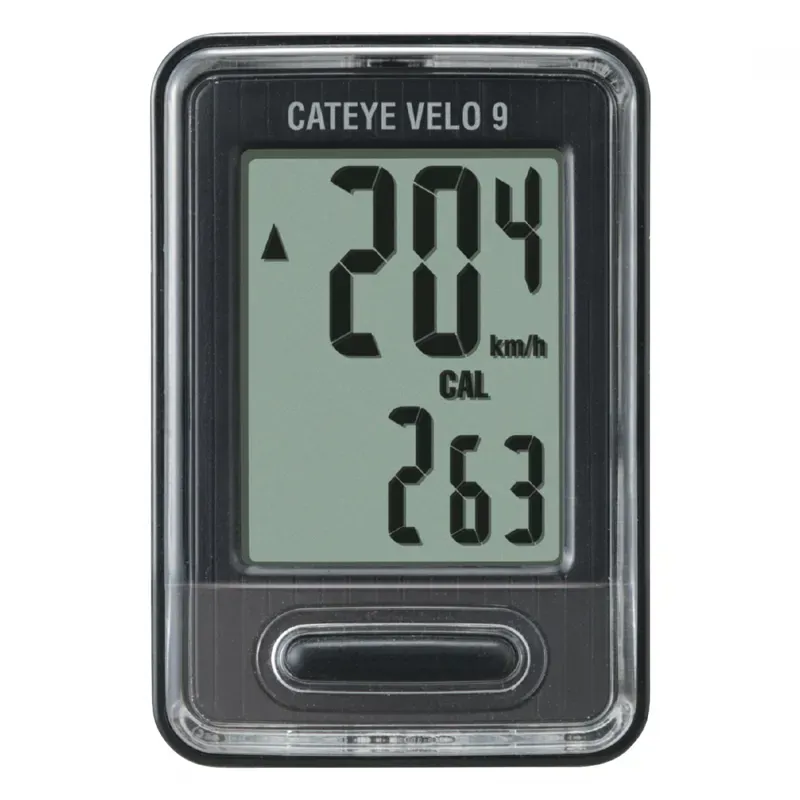Cateye CC-Vl820 Velo-9 Wired Computer in Black