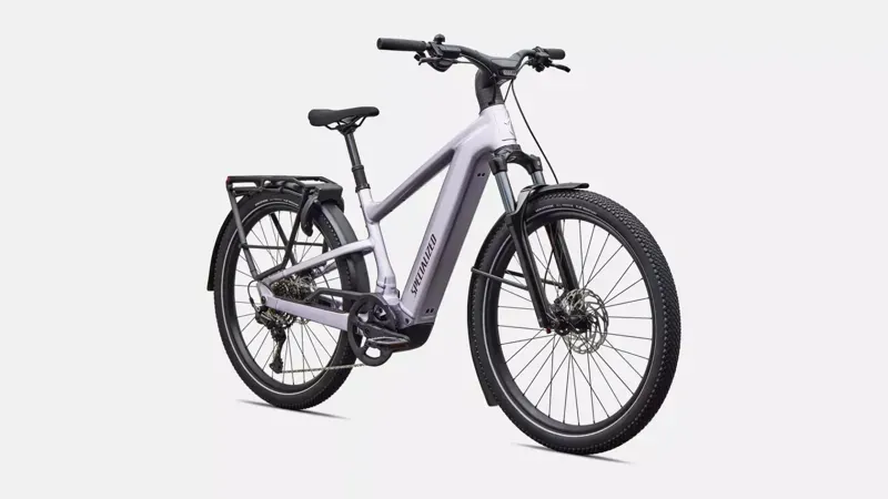 Specialized Turbo Vado 3 EVO 5.0 Hybrid eBike in Amethyst Frost/Bordeaux-1