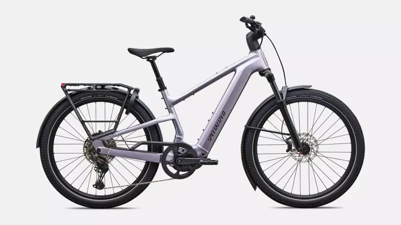 Specialized Turbo Vado 3 EVO 5.0 Hybrid eBike in Amethyst Frost/Bordeaux