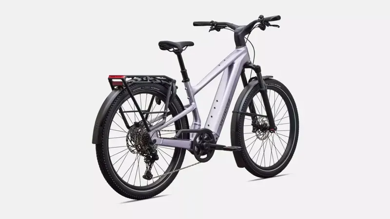 Specialized Turbo Vado 3 EVO 5.0 Hybrid eBike in Amethyst Frost/Bordeaux-2