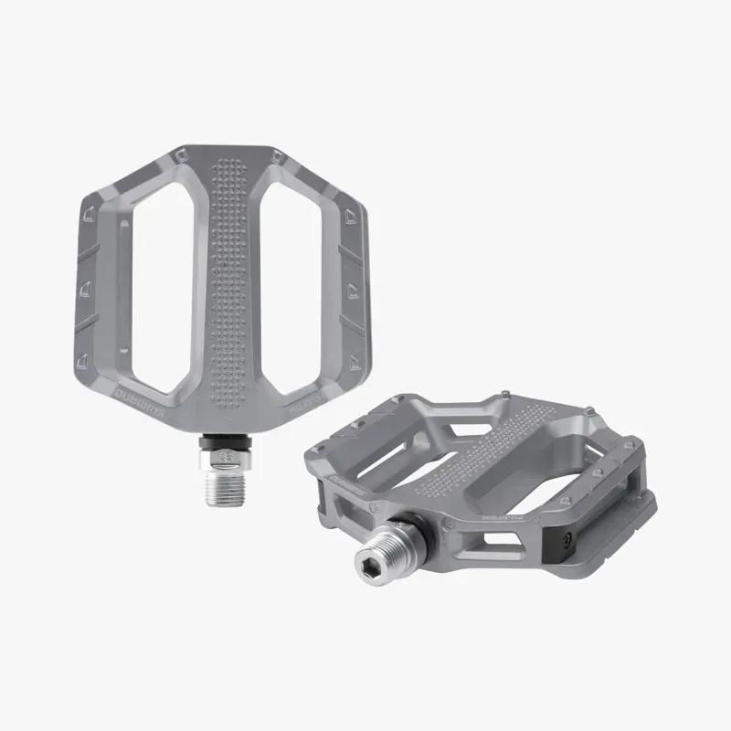 Shimano PD-EF202 Shimano Flat Pedals in Silver-2