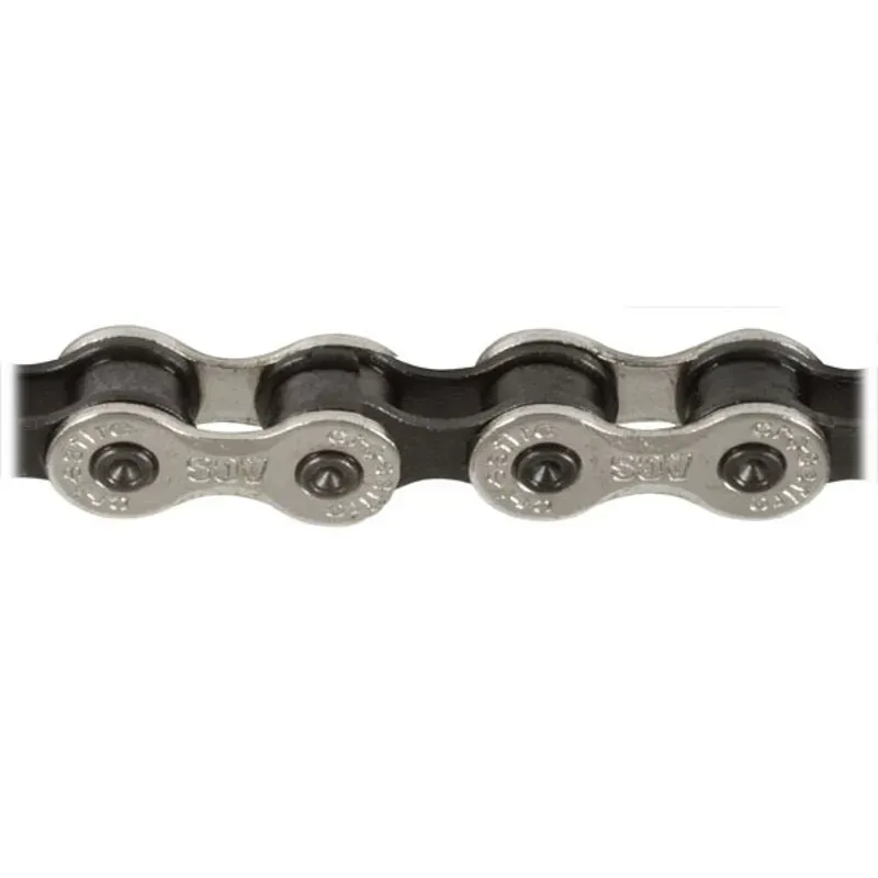 ACS Crossfire Singlespeed Chain in Nickel/Black