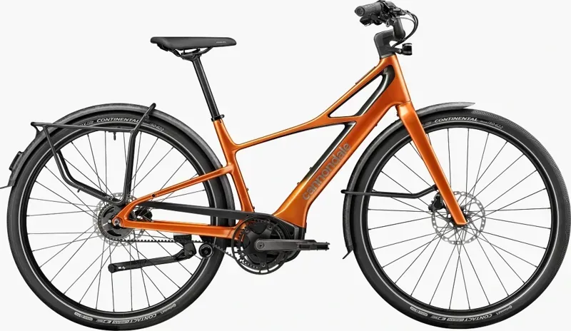 Cannondale FlyingV E-Hybrid Bike In Tiger Eye