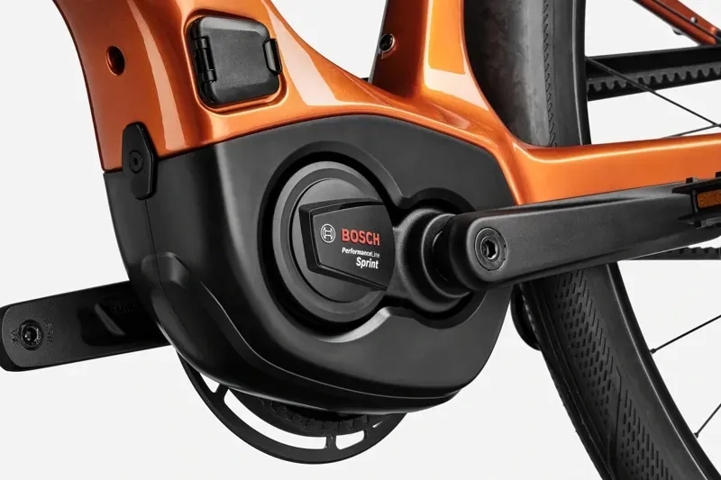 Cannondale FlyingV E-Hybrid Bike In Tiger Eye-4