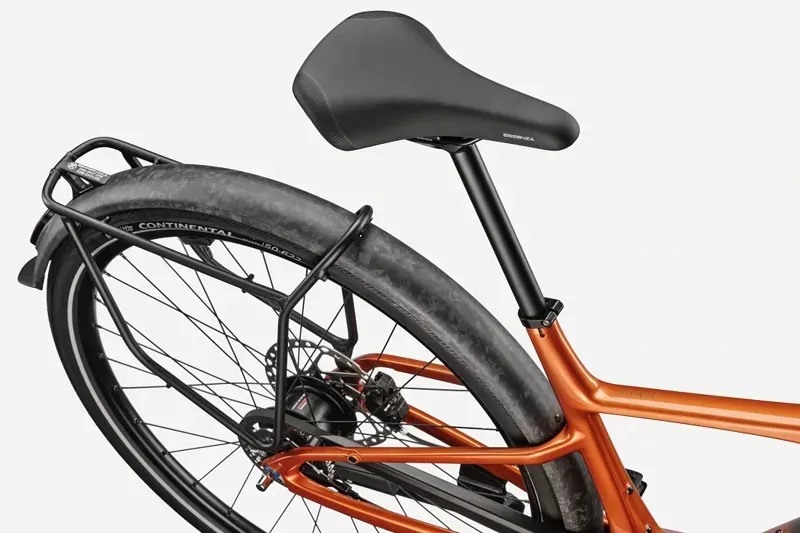 Cannondale FlyingV E-Hybrid Bike In Tiger Eye-6