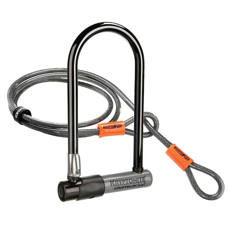 Kryptonite KryptoLok STD U-Lock w/Cable in Gray