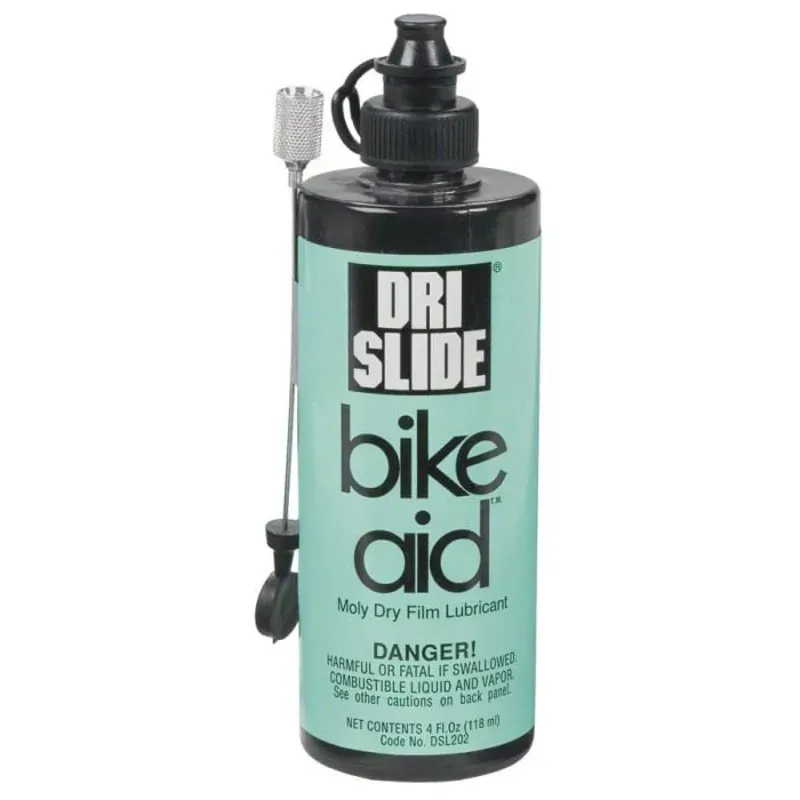 Dri-Slide Bike-Aid 4oz/120ml Dry Moly Lube w/Needle in Blue