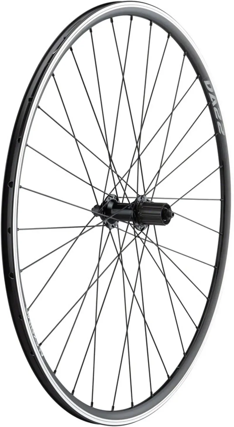 Quality Wheels Tiagra/DA22 700c 32-hole Cl. Rear Road Wheel in Black-1