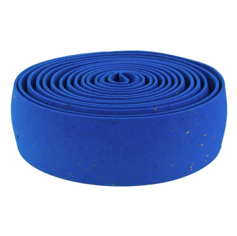 Origin8 Pro Cork Handlebar Tape and Plugs in Dark Blue