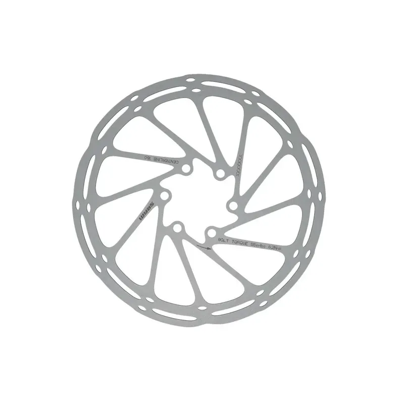 SRAM CenterLine Disc Brake Rotor - 180mm 6-Bolt Silver 180