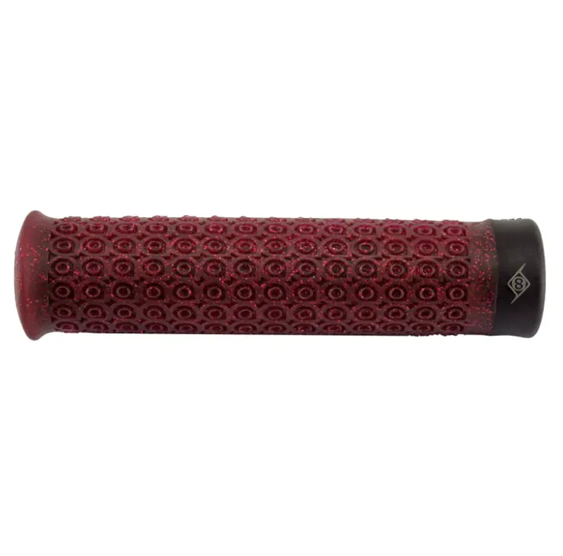 Origin8 Stickr Locking Grips in Glitter Red