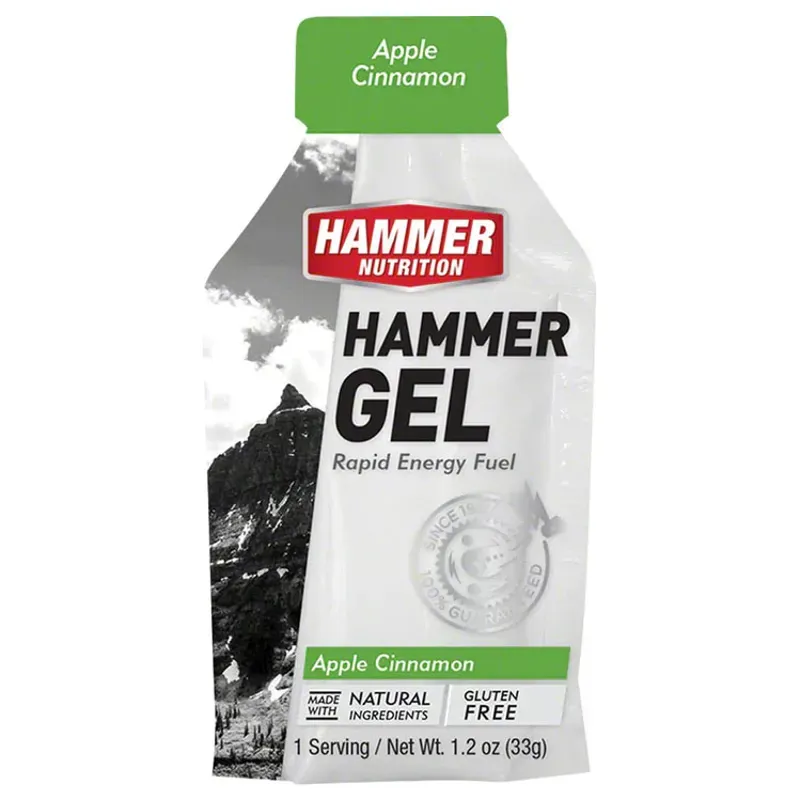 Hammer Nutrition Gel - Apple-Cinnamon 1.2oz 24-box