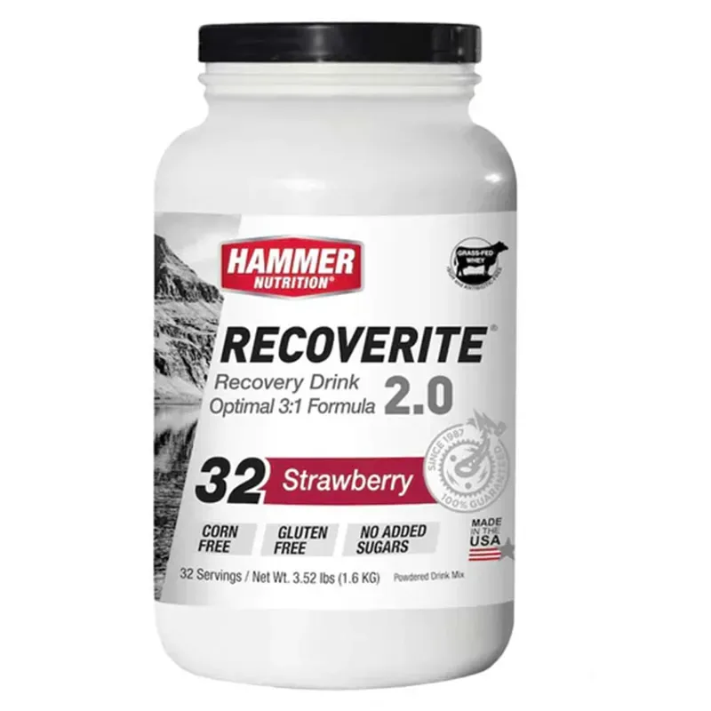 Hammer Nutrition Recoverite 2.0 32-serving Drink Mix - Strawberry