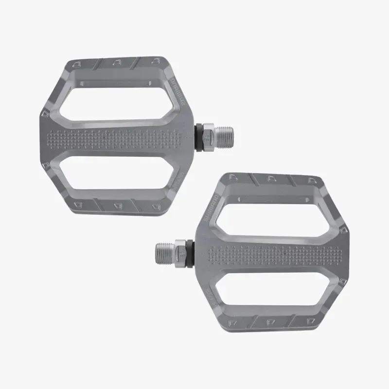Shimano PD-EF202 Shimano Flat Pedals in Silver