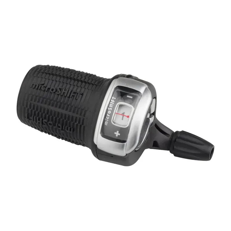 Microshift DS85 3x8 Twist Shifter Set Shimano Compatible in Black-1