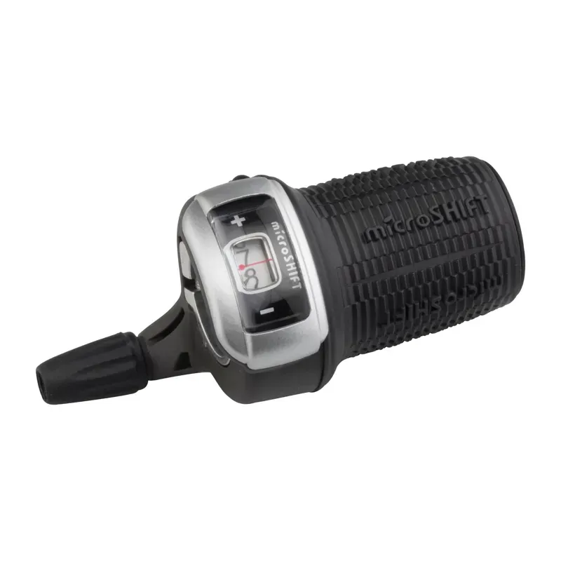 Microshift DS85 3x8 Twist Shifter Set Shimano Compatible in Black-2