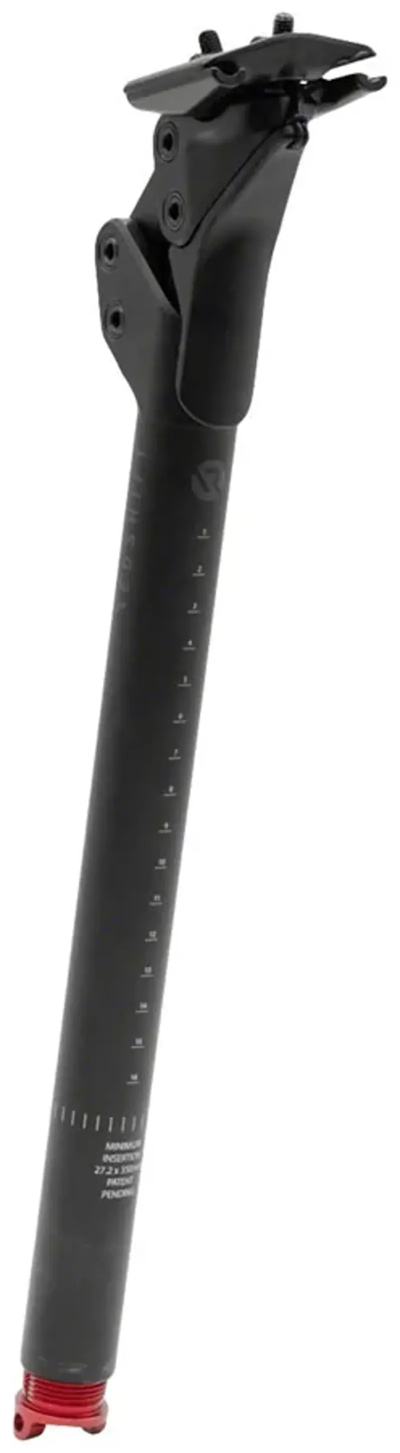 Redshift Sports ShockStop 27.2x350mm Pro Endurance Seatpost in Black-1