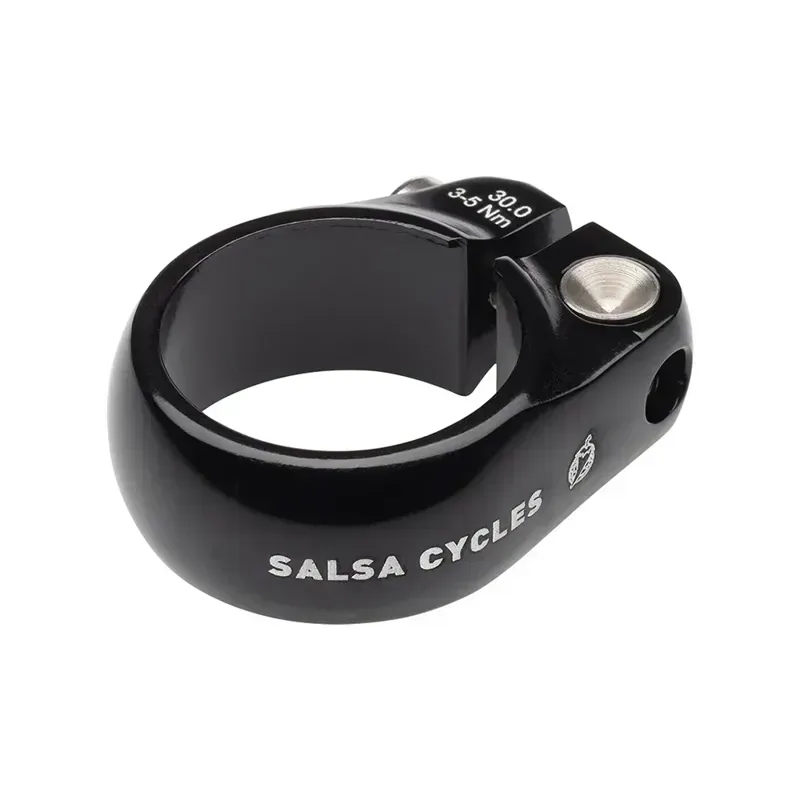 Salsa Lip-Lock Seatpost Clamp - 35.4mm Bolt-On Black