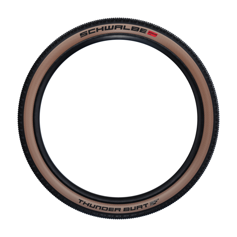 Schwalbe Thunder Burt Tire - 29 X 2.35 Tubeless Folding Black/Transparent Evolution Super Race Addix Speed Black/Transparent 29 x 2.35