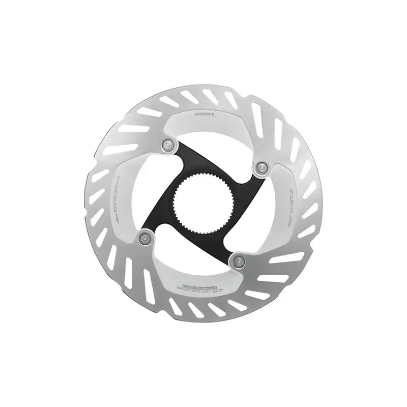 Shimano GRX RT-CL800 S Disc Brake Rotor With Lockring - 160mm CenterLock Silver 160-1