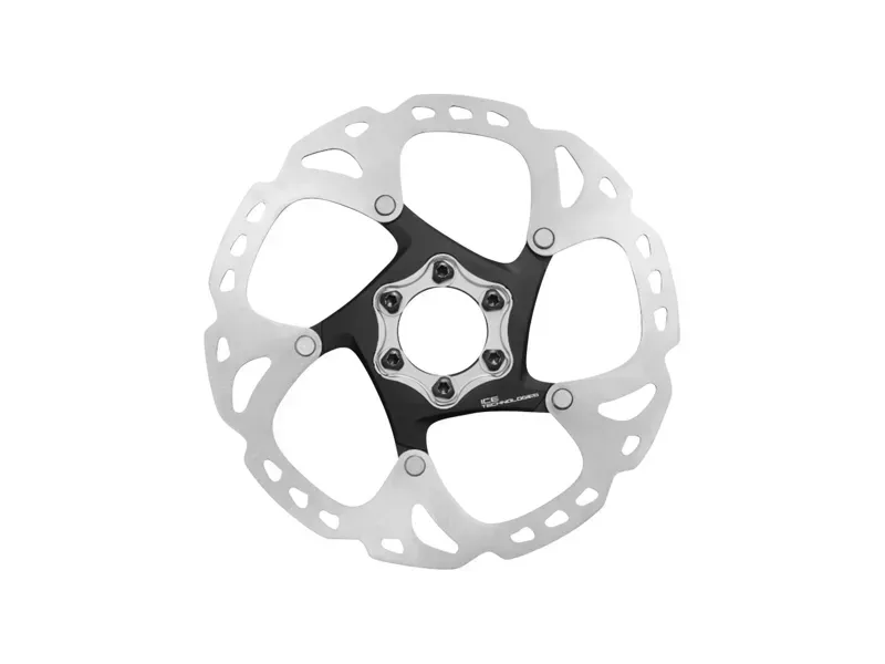Shimano Deore XT SM-RT86-M2 Disc Brake Rotor - 180mm 6-Bolt Silver/ Black 180