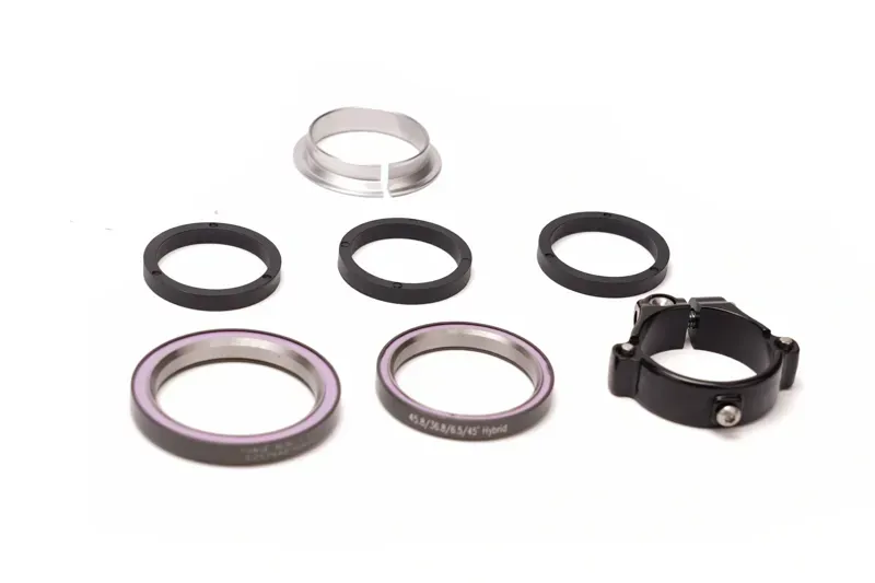 Specialized HDS MY20 Roubaix Upper and Lower Bearings Compression Ring Collar and Spacers Small in Purple