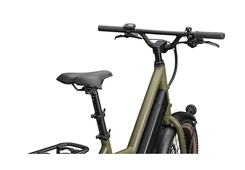 Specialized Haul LT E-Hybrid Bike in Satin Green-4