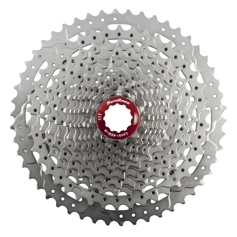 Sunrace CSMZ80 11-50-tooth M-SL 12-speed Freewheel Cassette in Silver