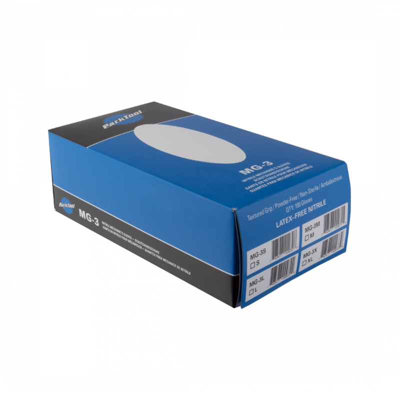 Park Tool MG-3 Nitrile Gloves 100-box - Medium