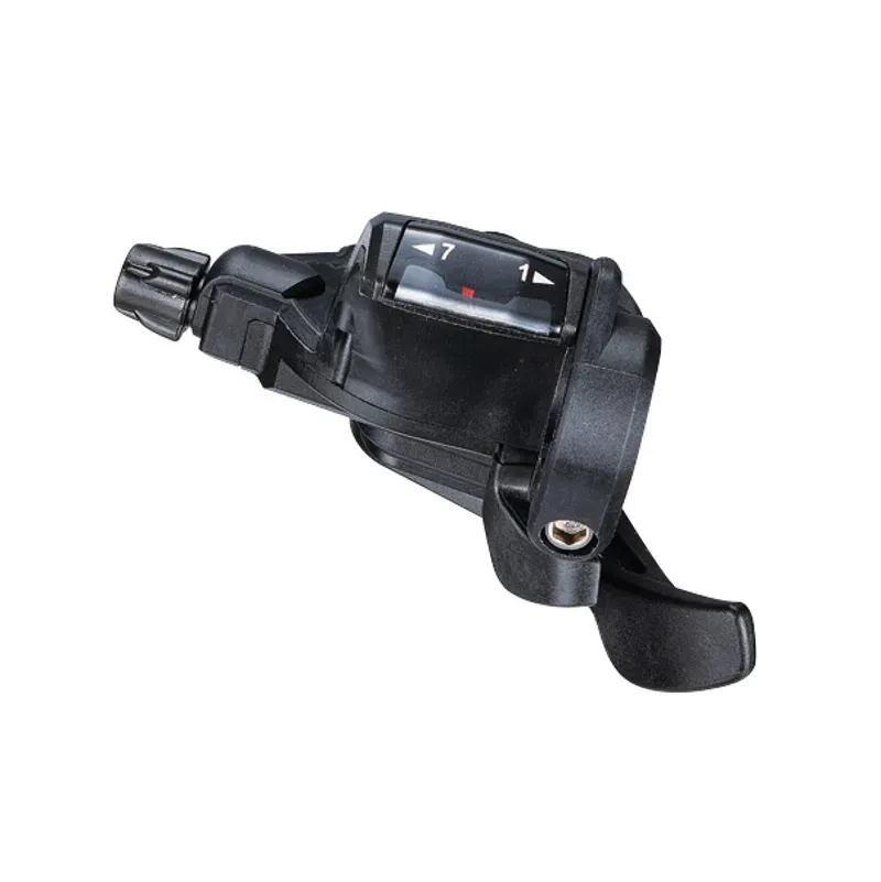 Microshift TS38 3x7 Thumb-Tap Shifter Set in Black