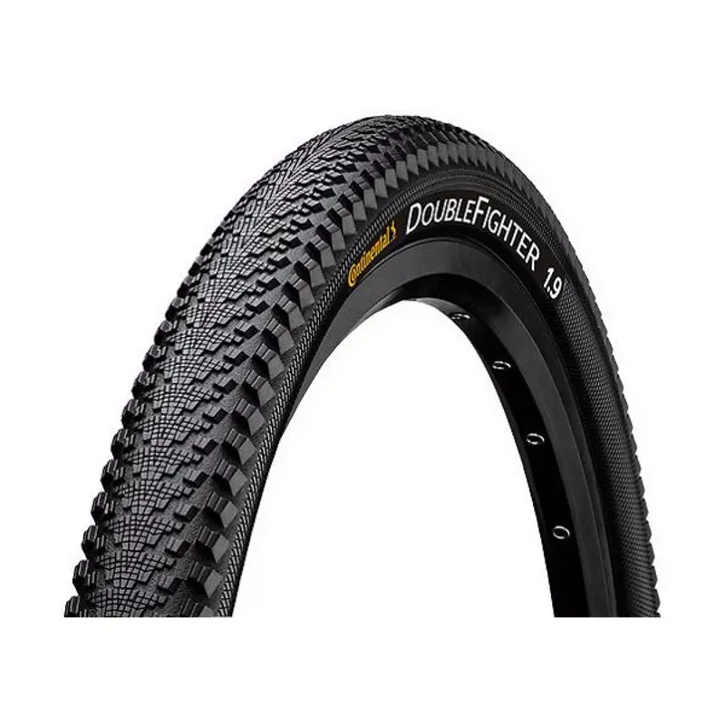 Continental DoubleFighter III Tire - 700 X 35 Clincher Wire Black Sport Black 700 x 35