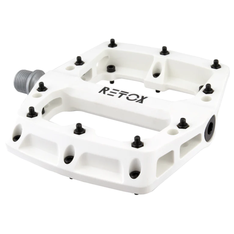 Origin8 Retox 9/16-inch Platform Pedals in White