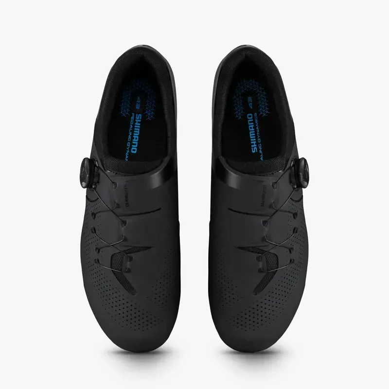 Shimano SH-RC302 Wide Road Shoe in Black-5